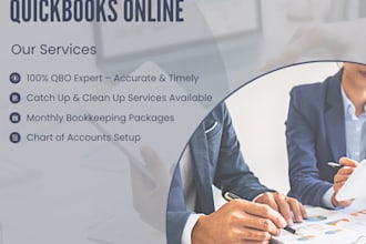 setup and do your bookkeeping in quickbooks online
