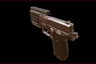 3d model game assets, weapon, accessories, gun, object,texture, ue5 rig for game