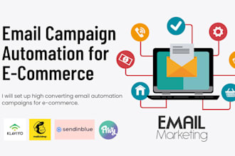 set up high converting email automation campaigns for shopify ecommerce