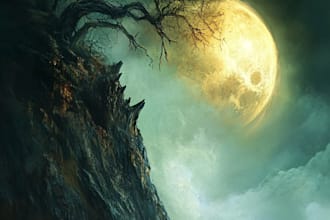 draw horror book covers mystery crime thriller romance book cover