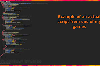 create any simple or advanced roblox script for your game