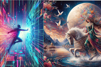 create ai generated character or concept art within 24 hours