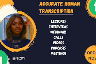 transcribe audio, video interviews, podcast transcripts