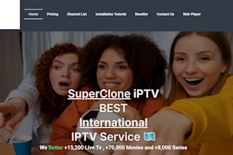 develop custom wordpress iptv service website and integration of payment gateway
