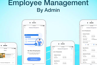 develop employee management system software app website with ai integration