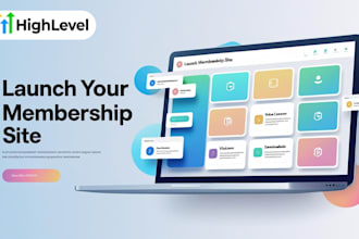 build a custom, automated gohighlevel membership site for courses or community