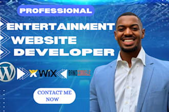 design music website bandzoogle wix wordpress dj artist website edit squarespace