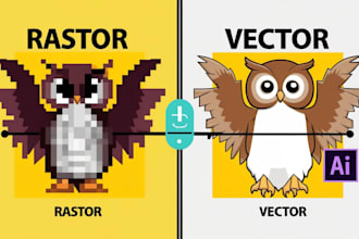 convert your image or logo to high quality vector in ai, svg, eps