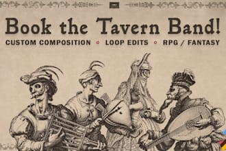 create original, looping tavern music for your medieval fantasy project
