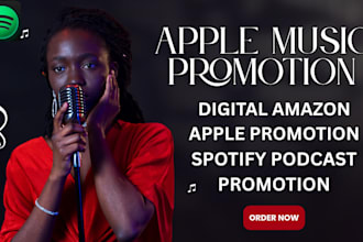 do apple music promotion, digital amazon apple music spotify podcast promotion