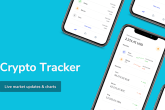 develop crypto tracking app, wallet tracker, coin tracker app, wallet finder bot