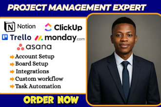 setup and optimize monday crm monday board clickup notion board trello asana