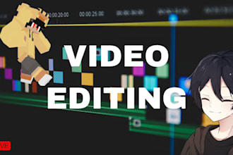 edit gameplay, and others types of videos for you