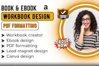 design professional PDF, lead magnet, workbook and ebook, worksheet in canva