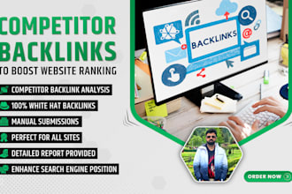 provide high quality competitor backlinks service