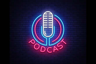 write a podcast content in a word file
