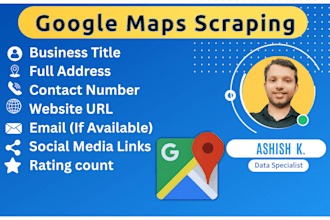 google map scraping for targeted b2b lead generation, business data extraction