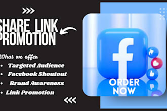 share product, website link to active 850,000 group page on facebook, USA UK