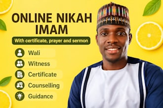 be your imam nikah online nikah blessed and valid