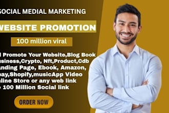do shoutout promotion and share website link to 200m USA,UK, tik ig fb, audience