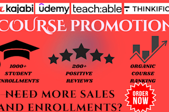 boost udemy online course enrollment udemy online course promotion udemy ratings