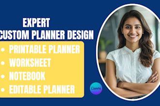design printable planner, worksheet, notebook, editable planner, for amazon kdp