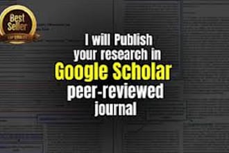write and publish your article in google scholar peer review indexed journal