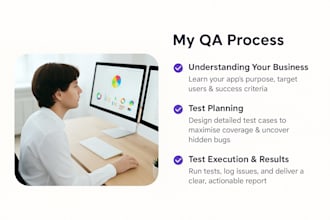 be your expert manual QA tester for web and mobile with rapid bug reports