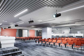 remodel 3d interior stage design, event, concert, carnival virtual studio, hall