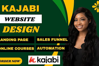 build kajabi website, kajabi sales funnel landing page, kajabi online course