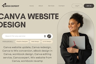 edit and update canva website canva ebook design workbook redesign canva to wix