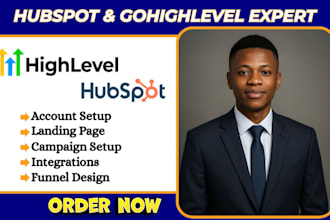 setup gohighlevel website gohighlevel funnel gohighlevel automation hubspot