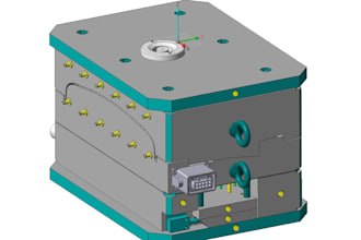 design a 3d injection mold for production