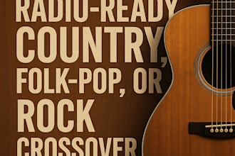 be your ghost producer and country singer for custom acoustic folk or pop song