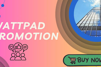 promote wattpad story, comic book, ebook marketing, audiobook, novel