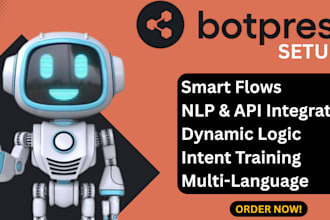 design intelligent botpress flows with nlp and API integrations