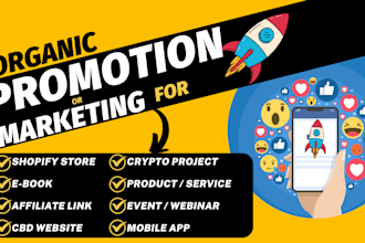 promote amazon product shopify store crypto blog ebook cbd website promotion