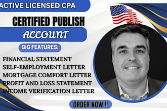 audit financial statement review CPA mortgage comfort letter income verification