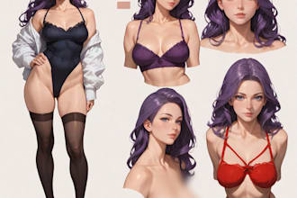 create fantasy seductive custom character