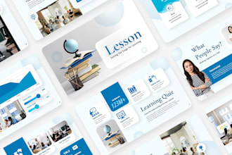 design or redesign educational powerpoint presentation for student, teacher,kids