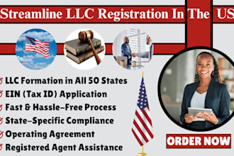 do streamline llc registration in the US and obtain a legitimate ein number