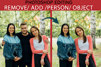 add or remove object, person, people, background from photo