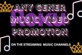 promote your music video on roku TV music channel