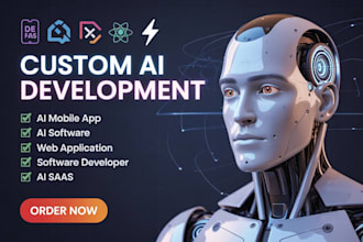 build ai powered saas web and mobile app as your smart software developer