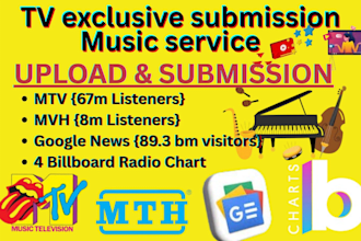 submit music video to TV channel music video submission, TV submission placement