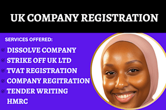 dissolve strike off uk ltd company, register uk ltd, vat registration