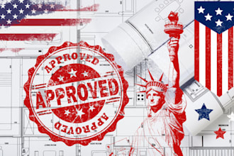 do architectural floor plan design, texas, arizona pe stamp for city permit