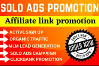 clickbank affiliate link promotion solo ads affiliate marketing