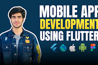 design and develop a flutter mobile app for ios and android