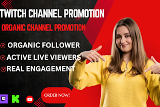 promote your twitch channel to get real and active audience